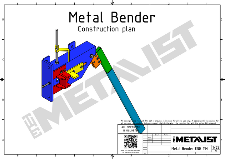 Pläne für einen universellen Metallbieger