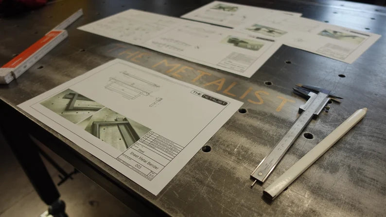 Bauplan für Blech Biegemaschine // Kantbank