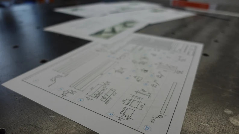 Bauplan für Blech Biegemaschine // Kantbank
